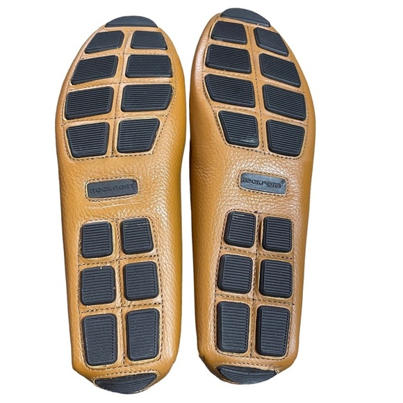 Rockport Bayview Leather Faux Fur Slip-On Shoes - Brown - Loafers Size US 11 - Picture 8 of 9